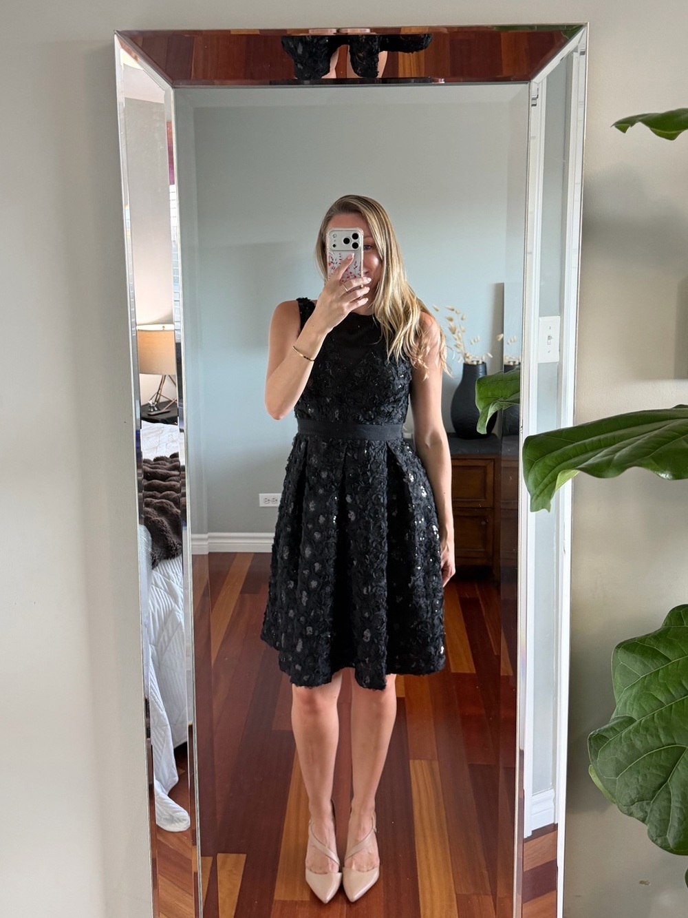 RW&CO black dress for formal event